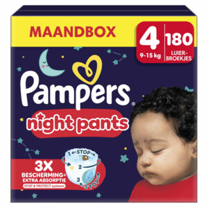 Pampers Night Pants Luierbroekjes Maat 4 (9-15 kg)