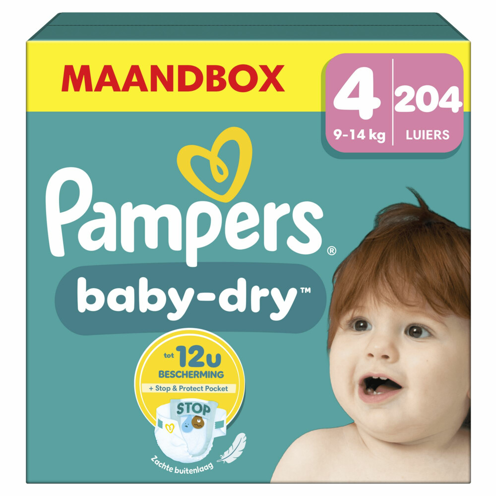 Pampers Baby Dry Luiers Maat 3 (6-10 kg) 222 stuks