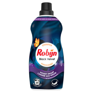 Robijn Klein & Krachtig Wasmiddel Black Velvet 39 Wasbeurten