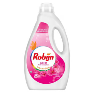 6x Robijn Vloeibaar Wasmiddel Pink 52 Wasbeurten 2,6 liter
