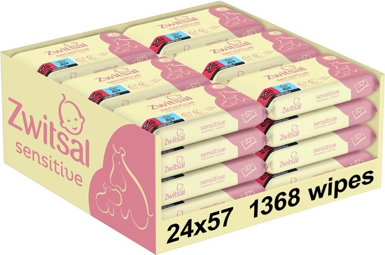 Zwitsal Sensitive Billendoekjes - 1368 doekjes