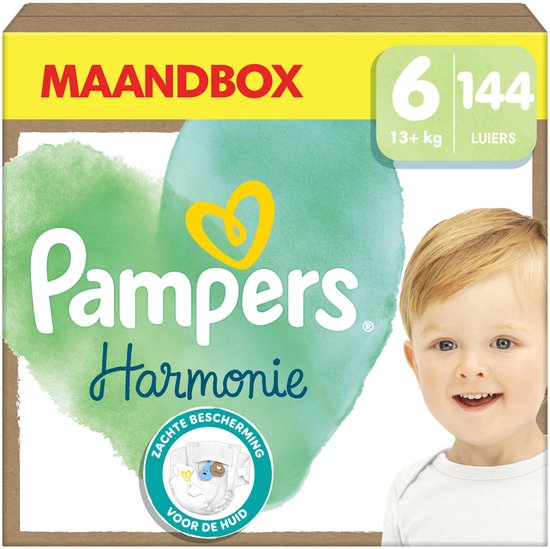 Pampers Harmonie Luiers Maat 6 - 144 stuks