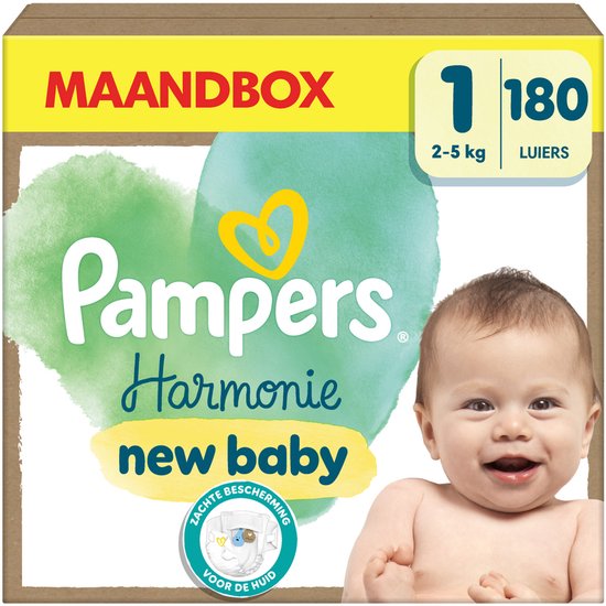 Pampers Harmonie Luiers Maat 1 - 180 stuks