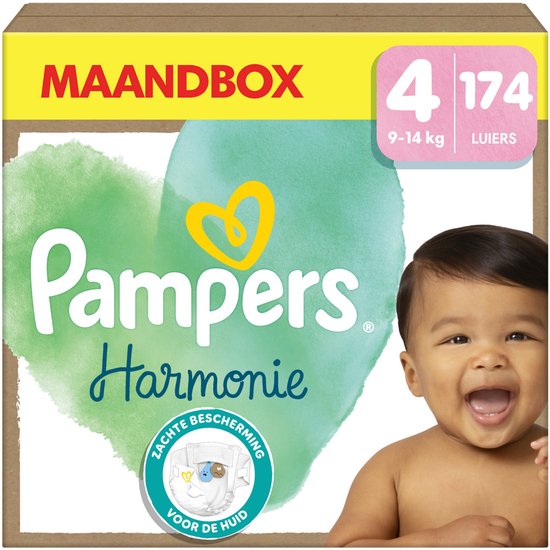 Pampers Harmonie Luiers Maat 4 - 174 stuks