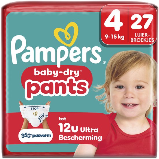 Pampers Baby-Dry Pants Maat 4 - 27 stuks