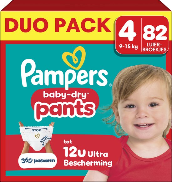 Pampers Baby-Dry Pants Maat 4 - 82 stuks