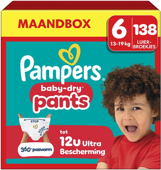 Pampers Baby-Dry Luierbroekjes Maat 6 - 138 stuks